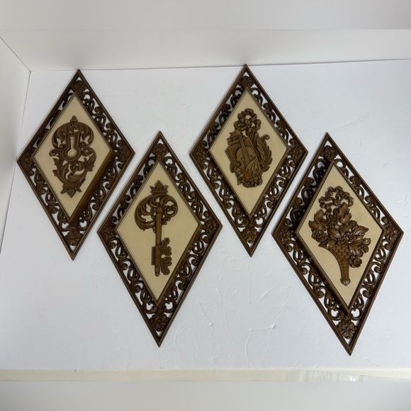 Homco by Dart Other - Vintage Set of 4 Homco Dart Wall Decor Mid-Century Modern